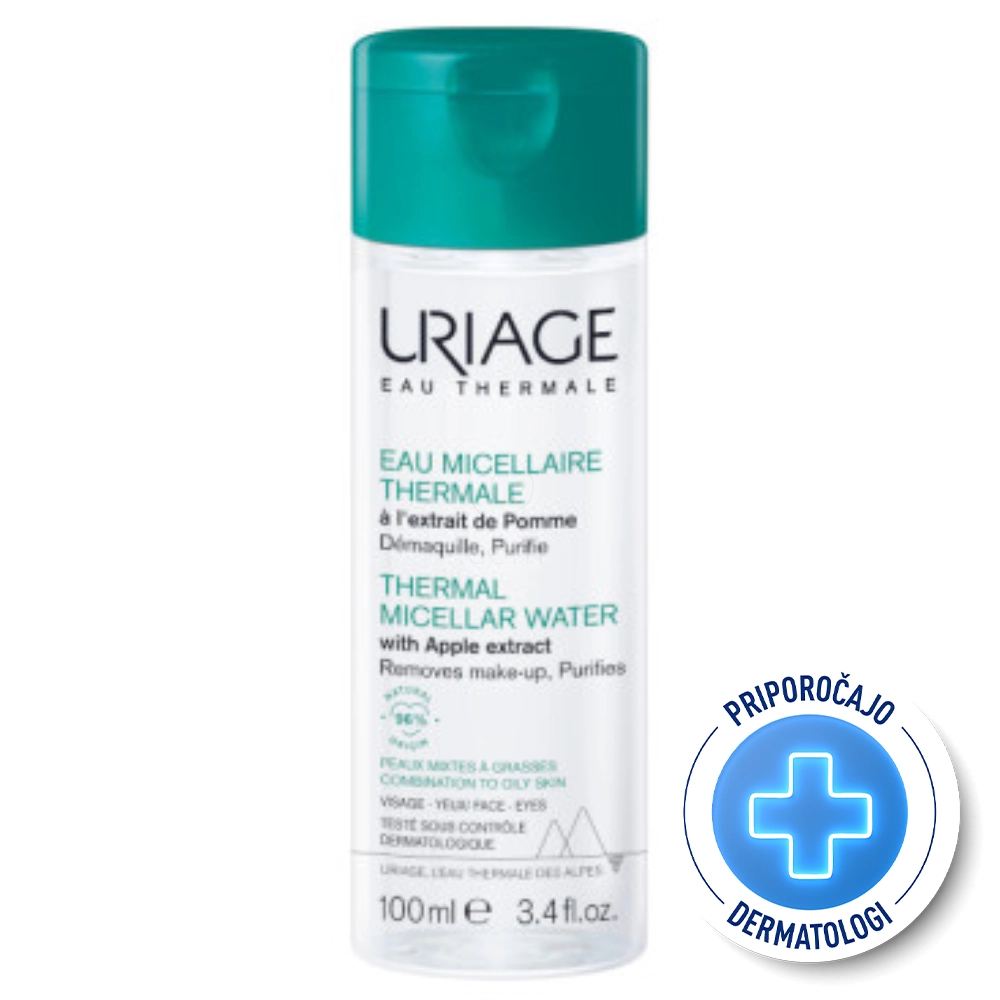 Uriage, micelarna voda za čiščenje obraza za mešano do mastno kožo (100 ml)